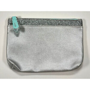 IPSY December 2017 Glam Bag Travel Sized Silver And Light Blue (Bag Only)